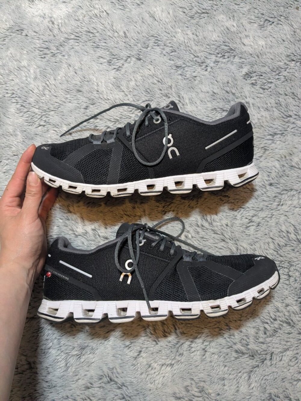 On Cloud Running Sneakers Black Size 9.5 EU 41
